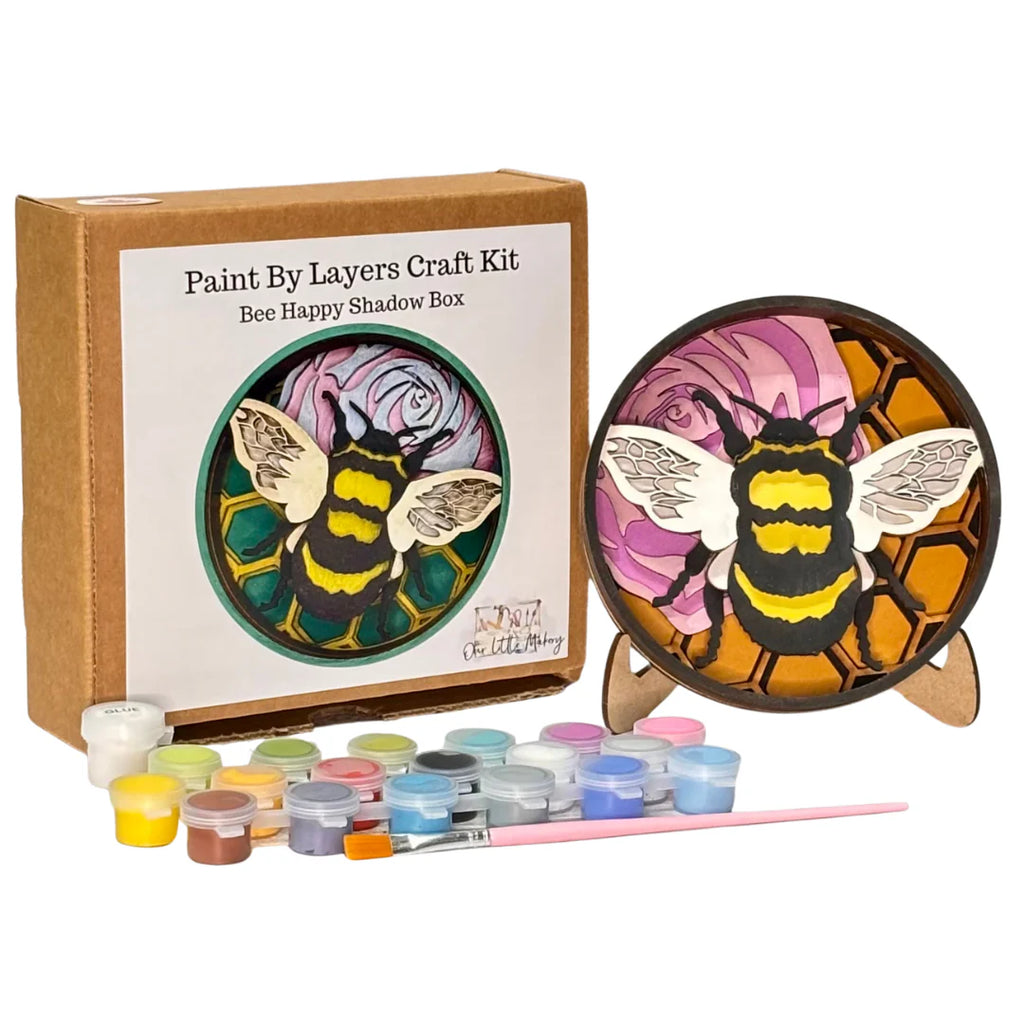 Paint by Layers Craft Kit - Bee Happy