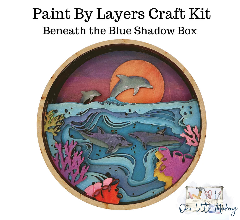 Paint by Layers Craft Kit - Beneath the Blue