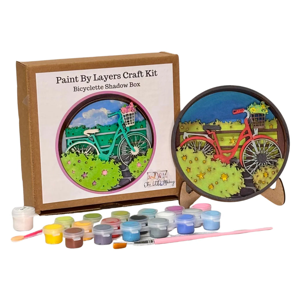 Paint by Layers Craft Kit - Bicyclette