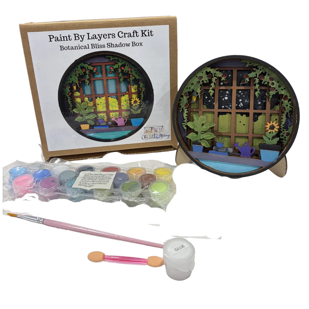 Paint by Layers Craft Kit - Botanical Bliss