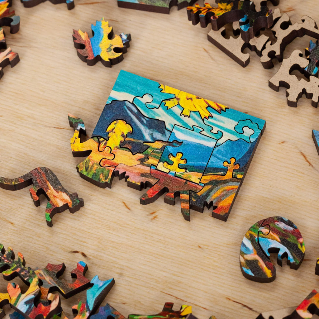 StumpCraft Mini Puzzle "Larch Valley"