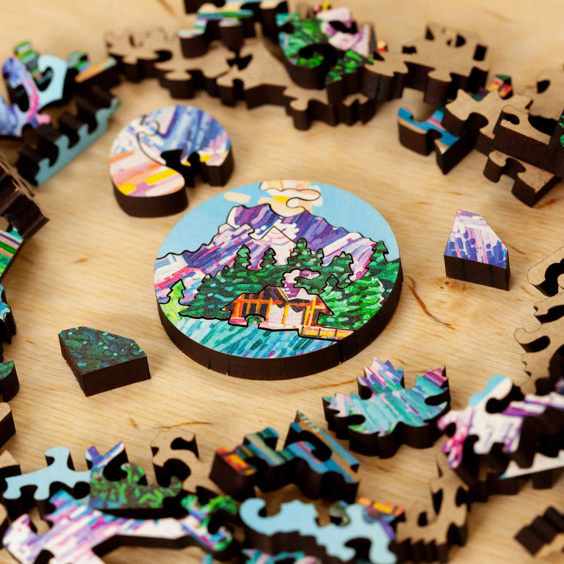 StumpCraft Mini Puzzle "Emerald Lake"
