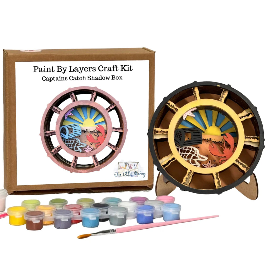 Paint by Layers Craft Kit - Captain's Catch