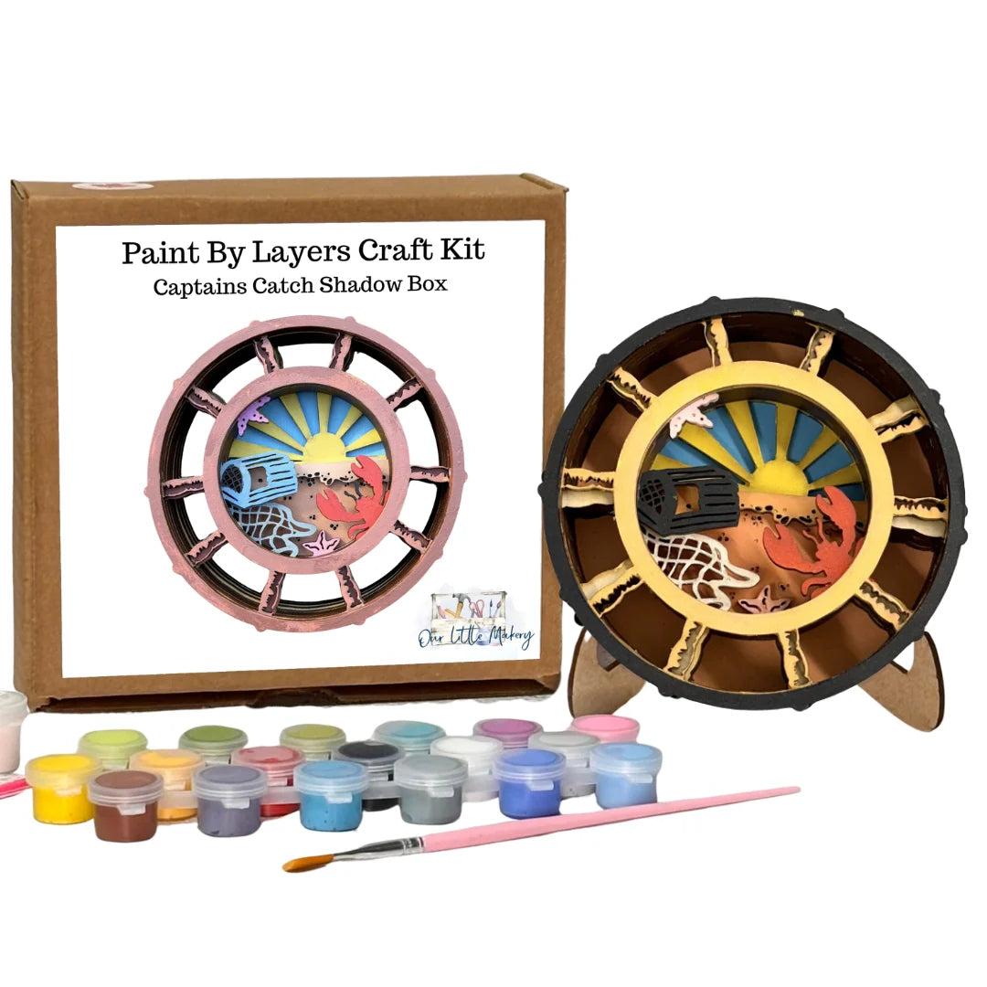Paint by Layers Craft Kit - Captain's Catch