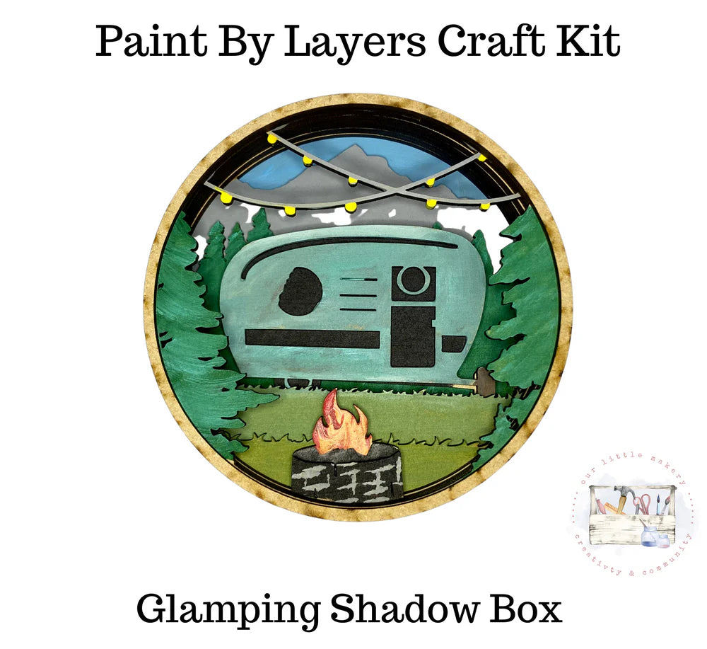 Paint by Layers Craft Kit - Glamping