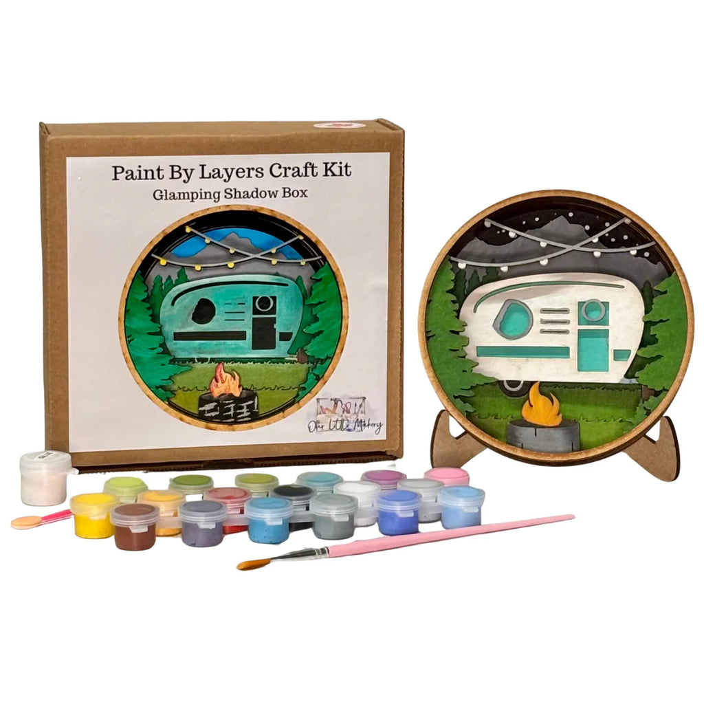 Paint by Layers Craft Kit - Glamping