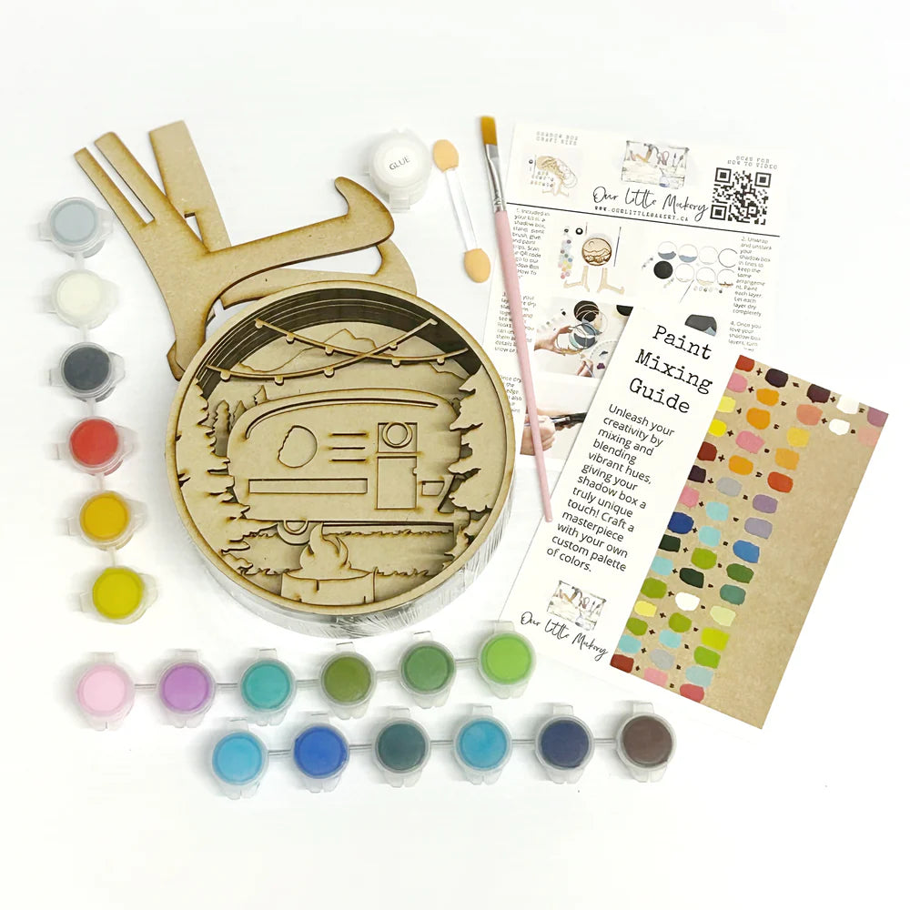 Paint by Layers Craft Kit - Glamping