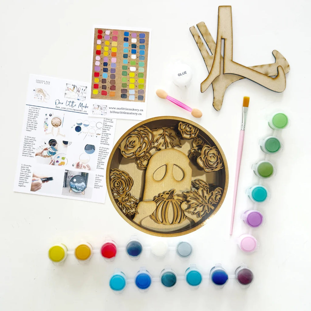 Paint by Layers Craft Kit - The Friendly Ghost