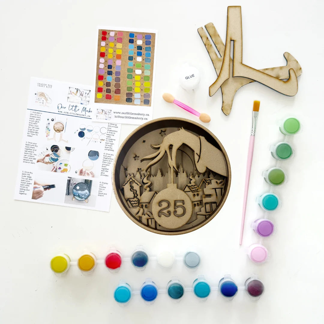 Paint by Layers Craft Kit - Merry Grinch-mas