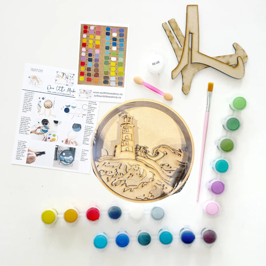 Paint by Layers Craft Kit - Keeper of the Coast