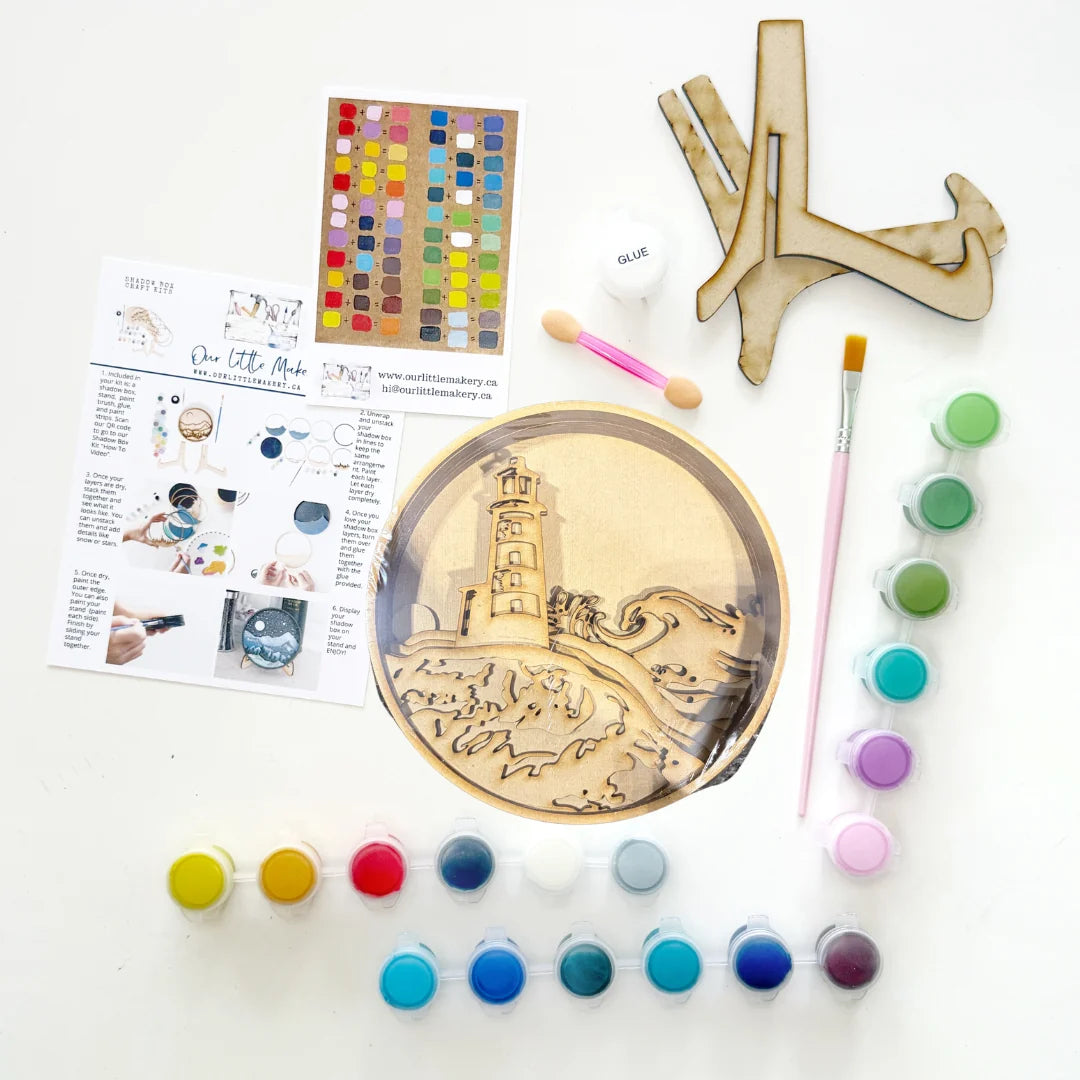 Paint by Layers Craft Kit - Keeper of the Coast