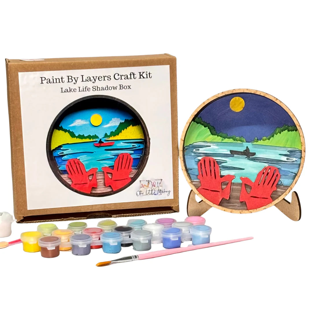 Paint by Layers Craft Kit - Lake Life