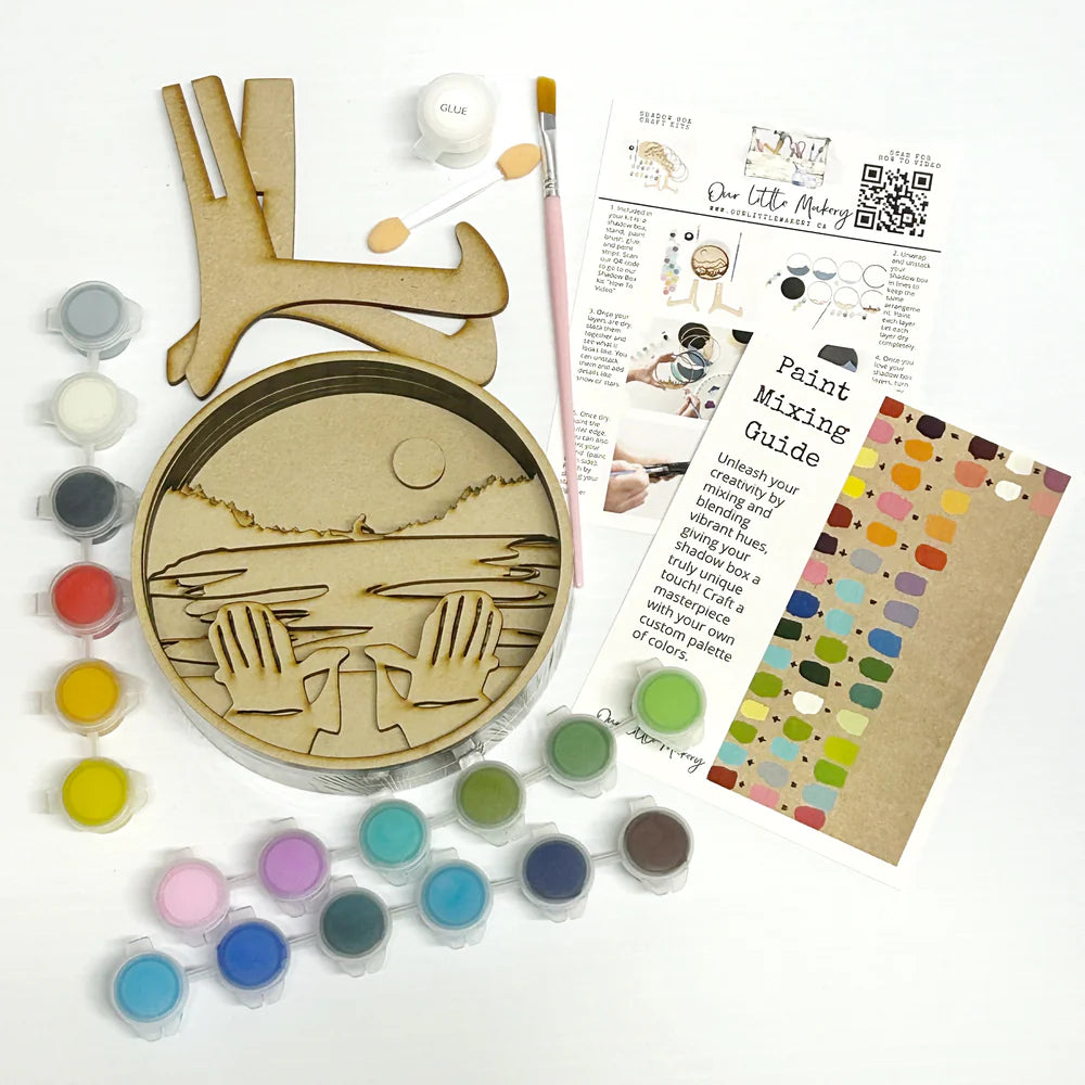 Paint by Layers Craft Kit - Lake Life