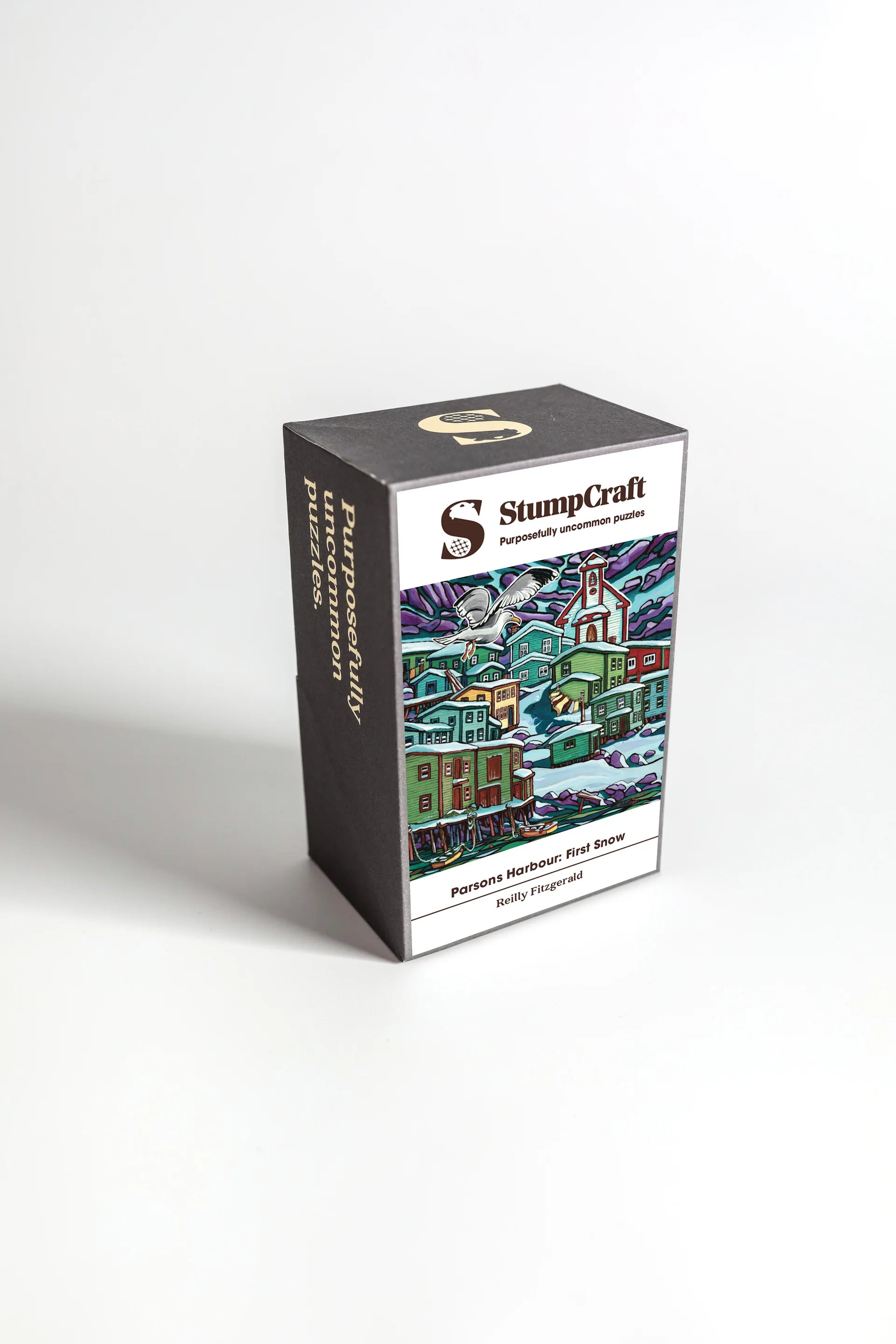 StumpCraft Mini Puzzle "Parsons Harbor: First Snow"
