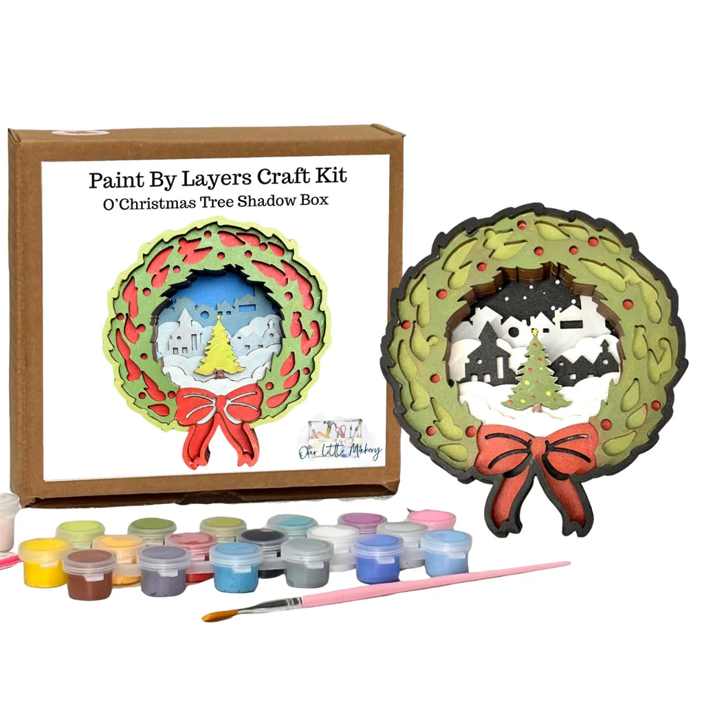 Paint by Layers Craft Kit - O'Christmas Tree