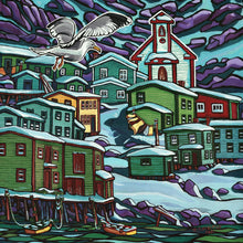 Load image into Gallery viewer, StumpCraft Mini Puzzle "Parsons Harbor: First Snow"
