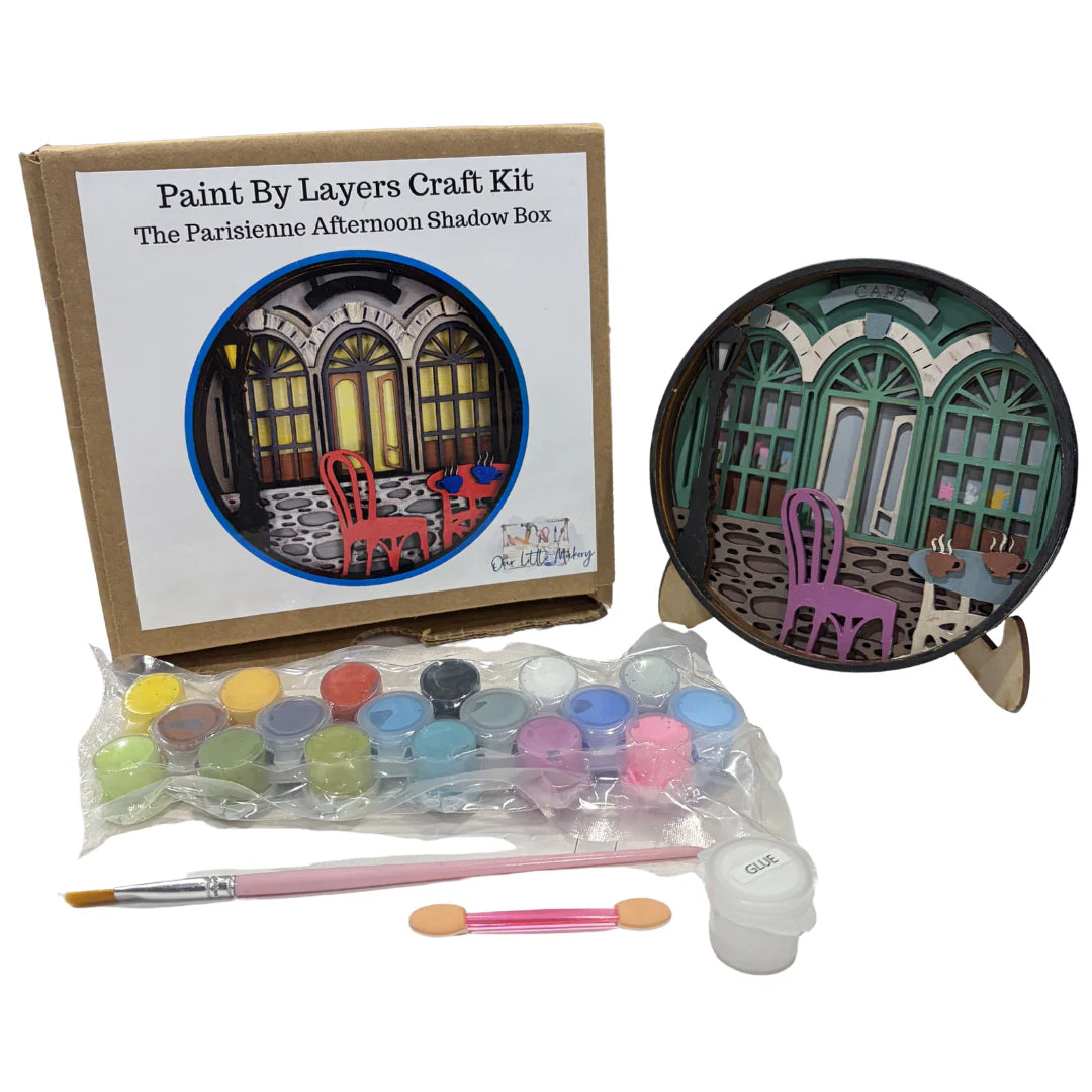 Paint by Layers Craft Kit - Partisienne Afternoon