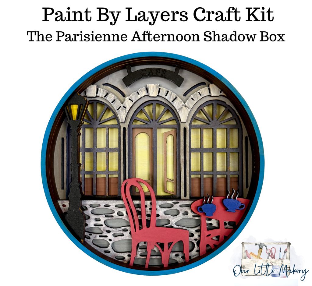 Paint by Layers Craft Kit - Partisienne Afternoon