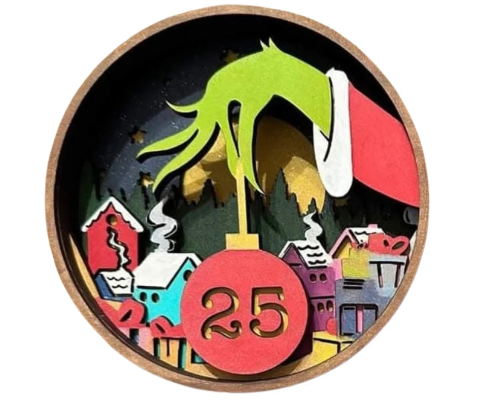 Paint by Layers Craft Kit - Merry Grinch-mas