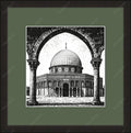 Framed print with mat & glazing
