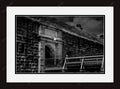 Framed print with mat & glazing