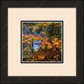 Framed print with mat & glazing