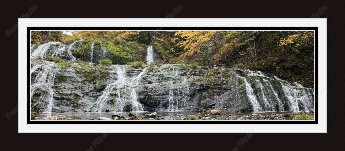 Framed print with mat & glazing