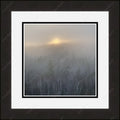 Framed print with mat & glazing