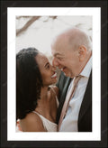 Framed print with mat & glazing