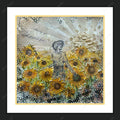 Framed print with mat & glazing