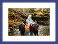 Framed print with mat & glazing