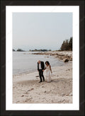 Framed print with mat & glazing