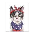 Rockabilly Cat by Gloria Ho - 5x7 Print