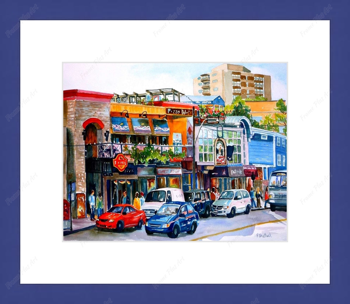 Out and About on Spring Garden, Halifax $30.00 (8 x 10 inches in