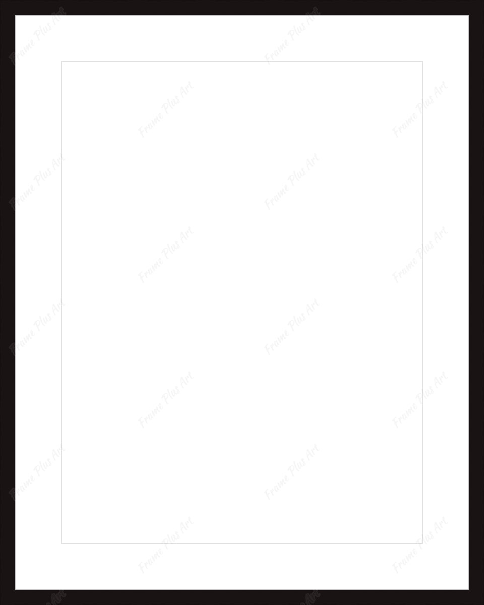 Empty frame for paper item