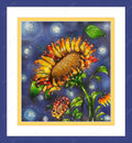 Framed print with mat & glazing