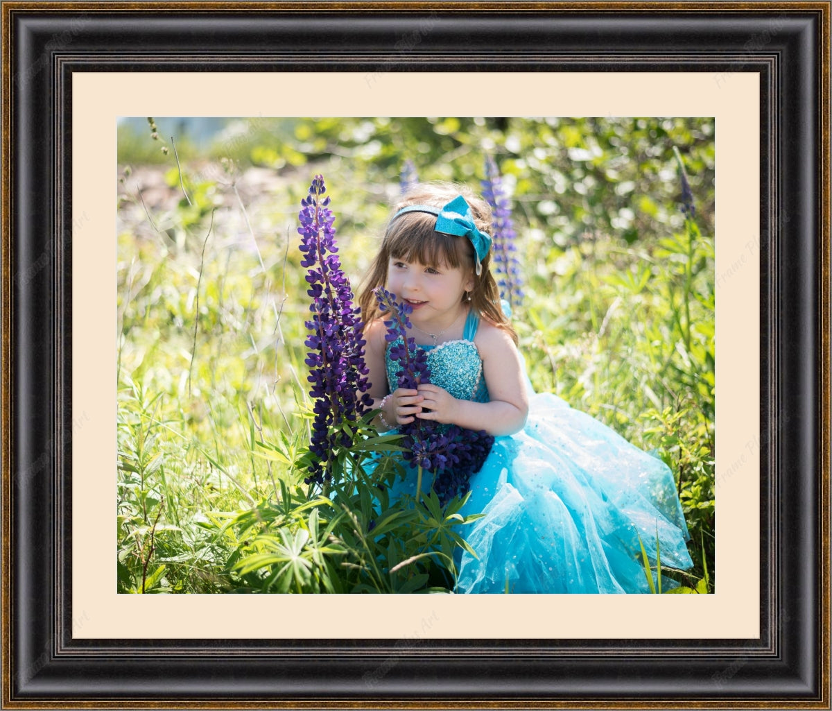 Frame with mat & glazing
