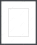 Empty frame for paper item