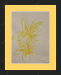 Framed print with mat & glazing