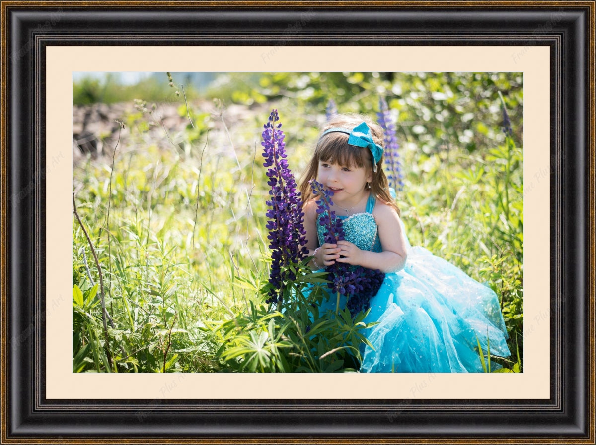 Frame with mat & glazing