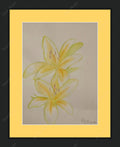 Framed print with mat & glazing